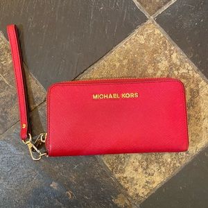 Michael Kors Red Wallet